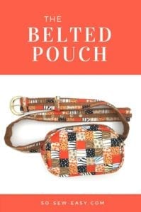 Belted Pouch FREE Sewing Pattern