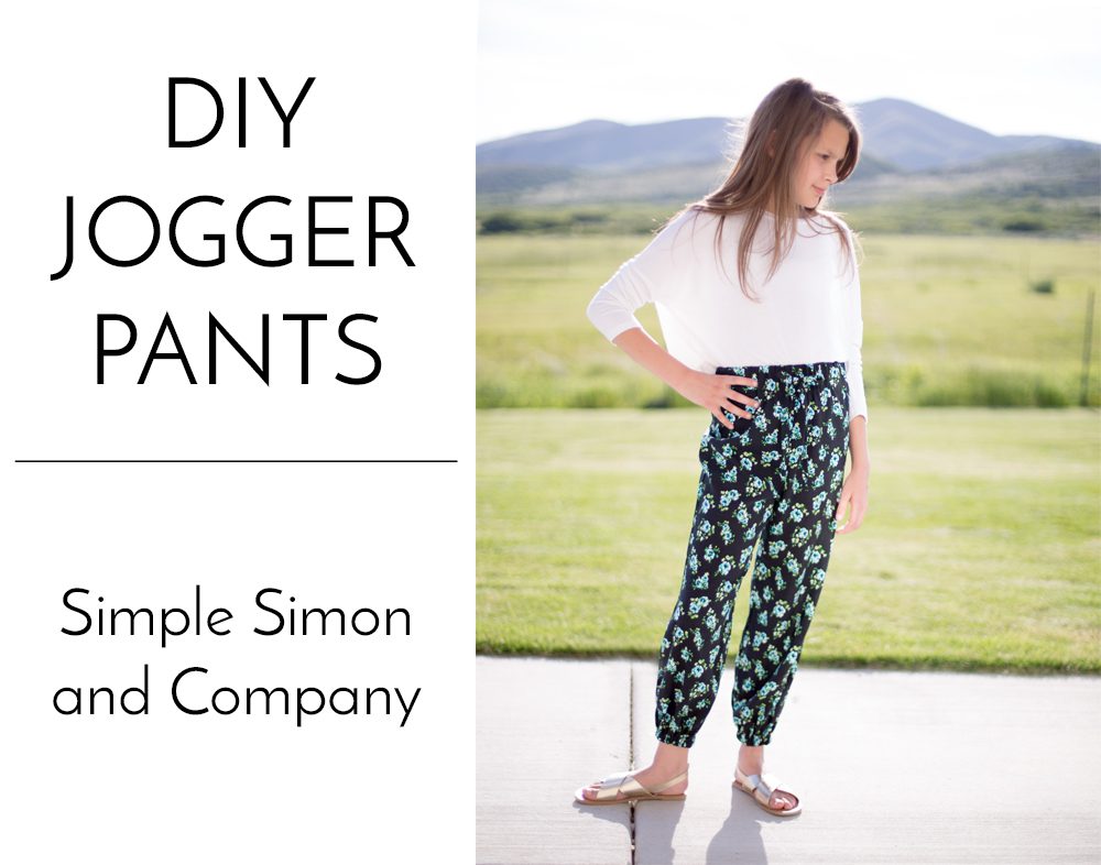 DIY Jogger Pants Sewing Tutorial With Free Jogger Pants Pattern
