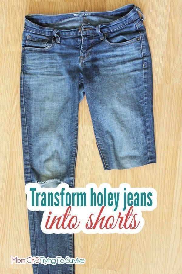Jeans into Shorts FREE Sewing Tutorial