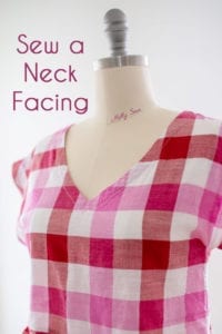 How to Sew a Neck Facing