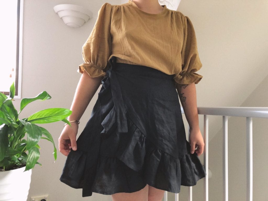 FREE Sewing Tutorial: How To Make A Wrap Skirt