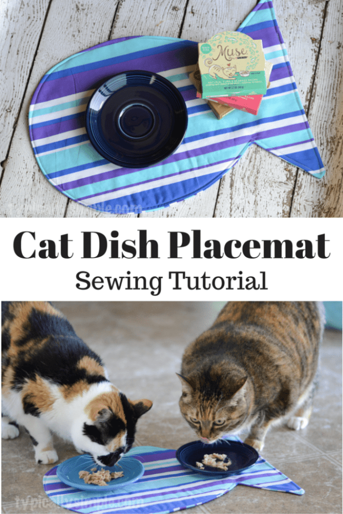 Cat Dish Placemat FREE Sewing Tutorial