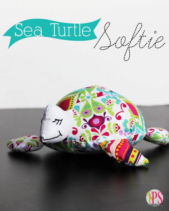Sea Turtle Softie FREE Sewing Pattern
