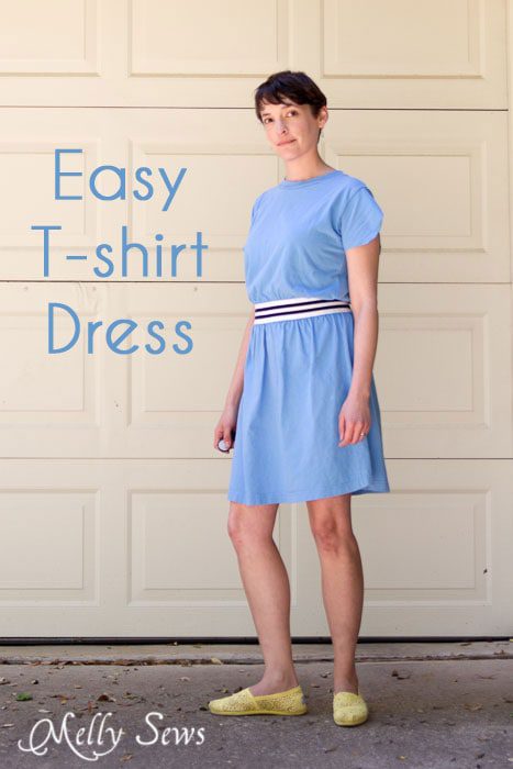 Easy T-shirt Dress FREE Sewing Tutorial