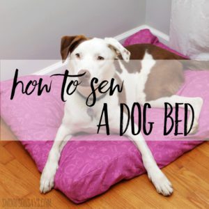 dog bed FREE Tutorial