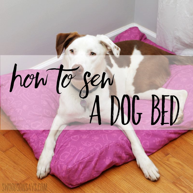 dog bed FREE Tutorial