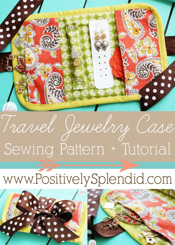 Travel Jewelry Case Sewing Pattern 