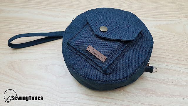 DIY Stylish Circle Bag FREE Sewing Pattern and Tutorial | Sewing 4 Free