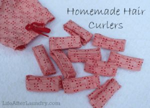 Homemade Hair Curlers FREE Sewing Tutorial