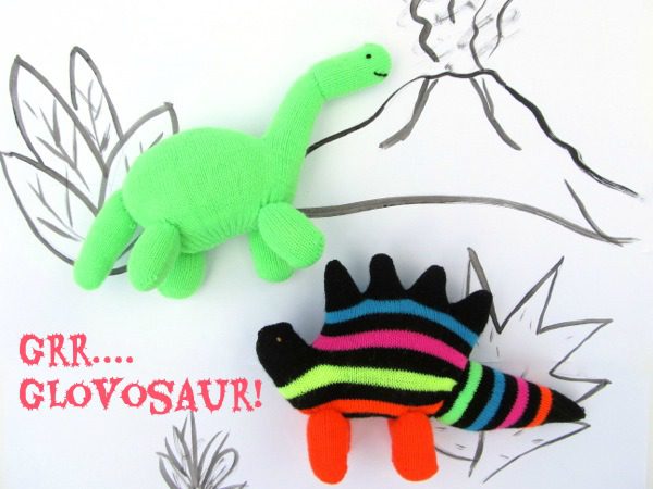 Upcycled Glovosaurs FREE Sewing Tutorial