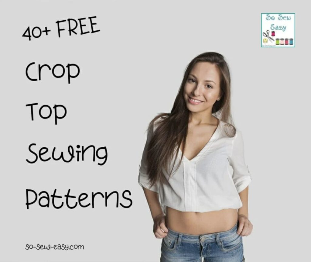 FREE Crop Top Sewing Patterns