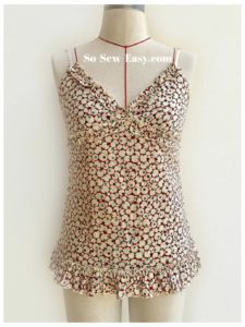 Camisole Top FREE Sewing Pattern