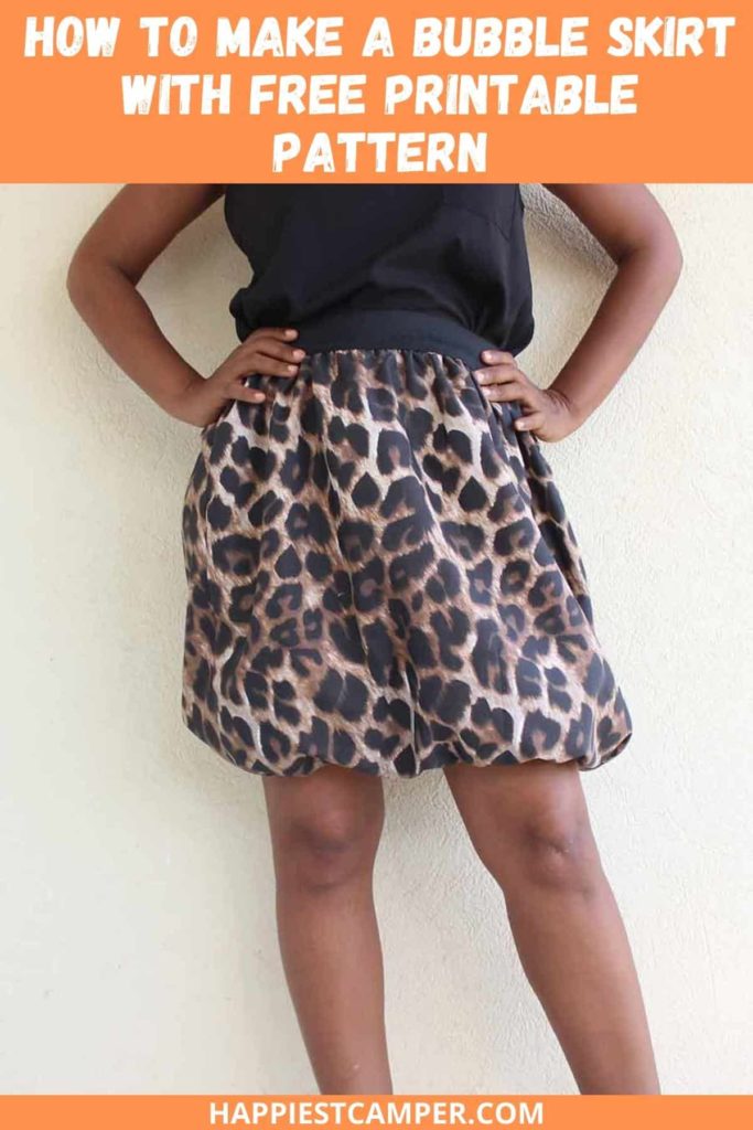 Bubble Skirt FREE Sewing Pattern and Tutorial