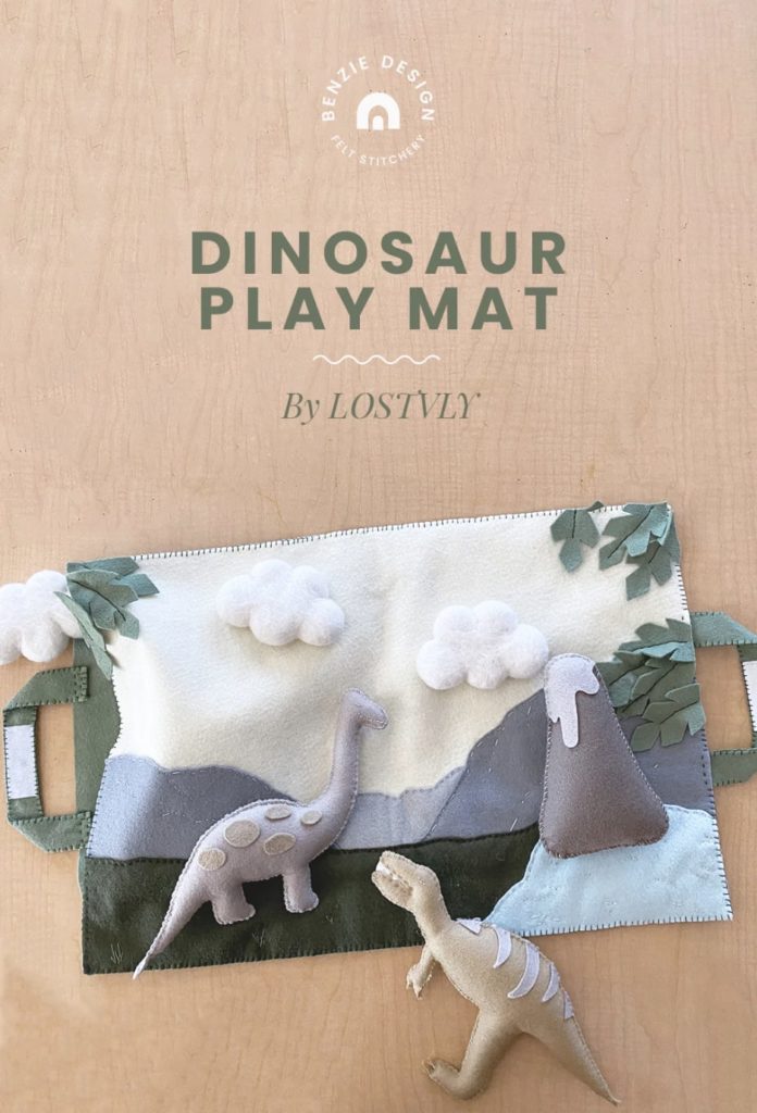 Dinosaur Felt Mobile FREE Sewing Pattern and Tutorial
