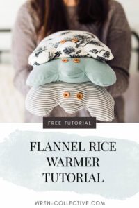 Flannel Rice Pack FREE Sewing Pattern
