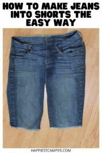 How To Make Jeans Into Shorts The Easy Way