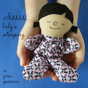 Itty Bitty Sleepy Baby FREE Sewing Pattern
