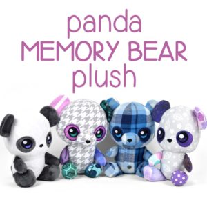 Panda Memory Bear Plush FREE Sewing Pattern