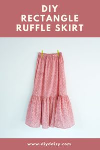 Rectangle Ruffle Skirt FREE Sewing Tutorial