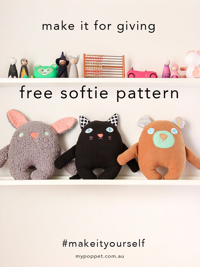 Make It Yourself Softie FREE Sewing Pattern