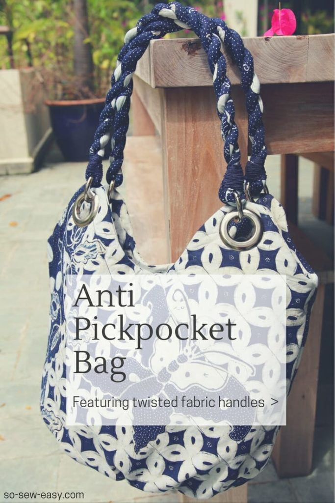 Anti Pickpocket Bag FREE Sewing Pattern
