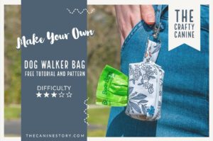 DIY Dog Walker Bag FREE Sewing Pattern and Tutorial