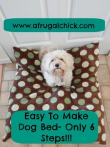 DIY Dog Bed FREE Sewing Pattern
