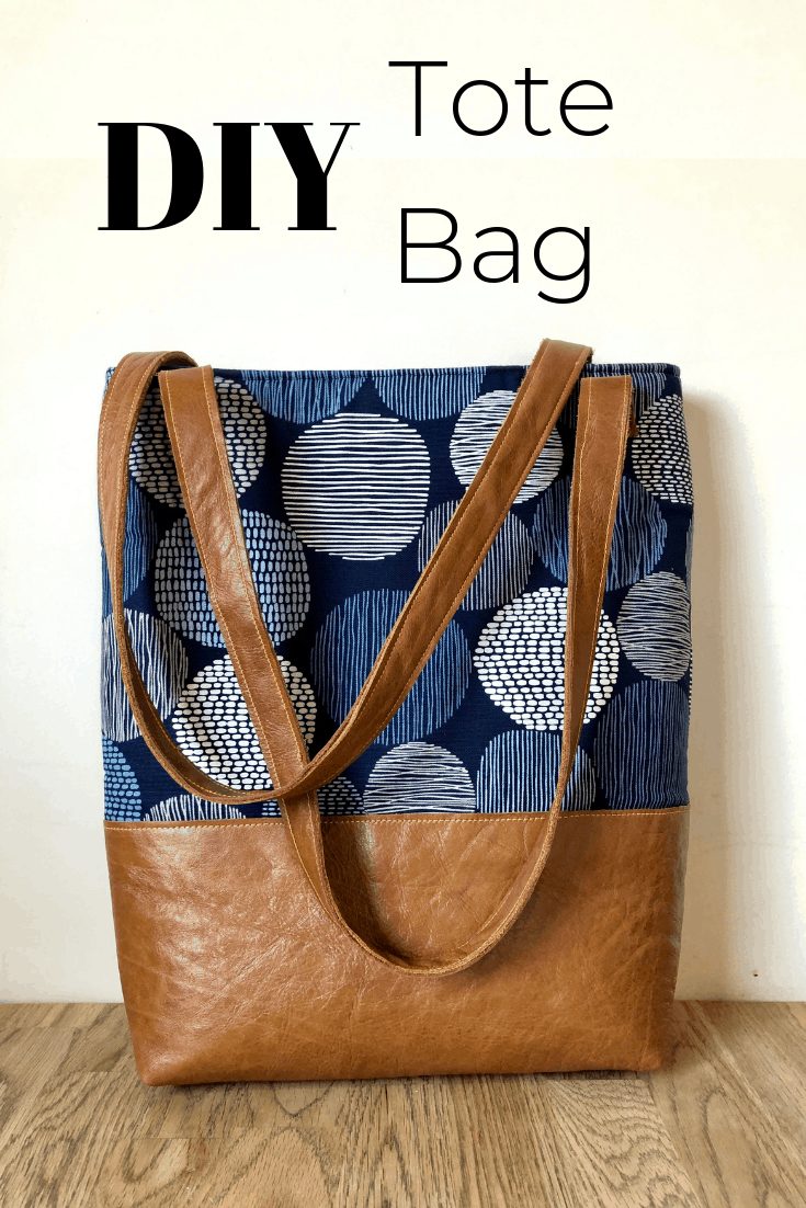 How to Make a Tote Bag with Lining FREE Tutorial | Sewing 4 Free