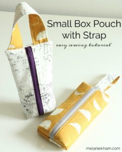 Small Box Easy Zipper Pouch FREE Sewing Tutorial