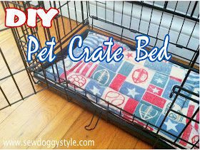 DIY Pet Crate Bed FREE Sewing Tutorial