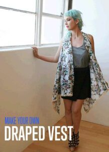 Draped Vest FREE Sewing Tutorial