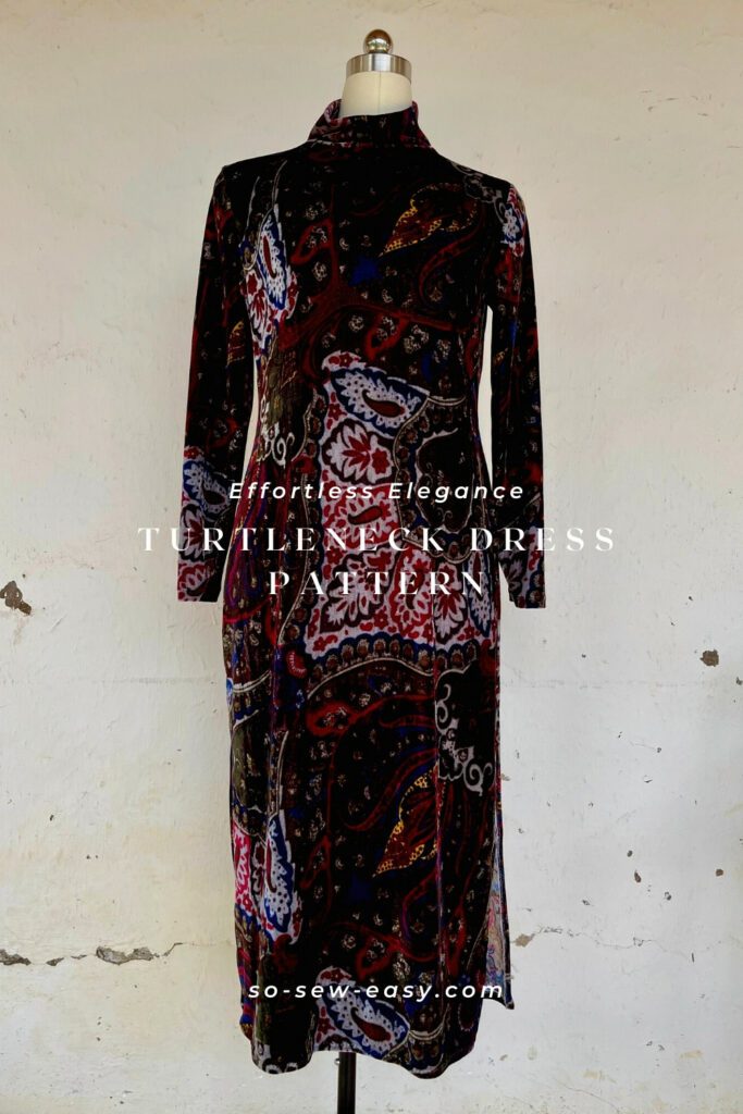 Turtleneck Dress FREE Sewing Pattern