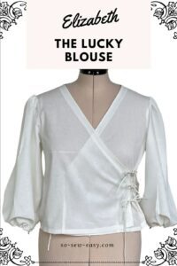 Elizabeth Lucky Classic Blouse FREE Sewing Pattern