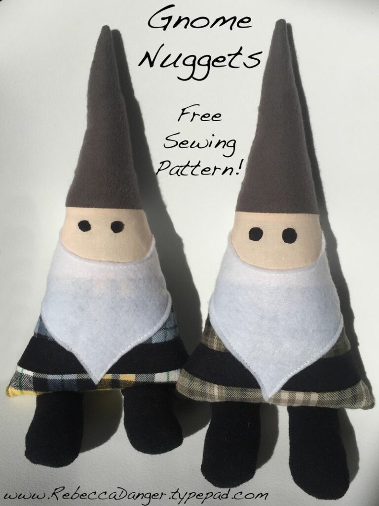 Gnome Nuggets FREE Sewing Pattern