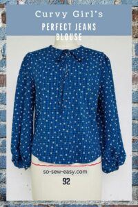 Perfect Jeans Blouse FREE Sewing Pattern