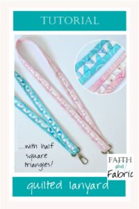 Quilted Lanyard FREE Sewing Tutorial