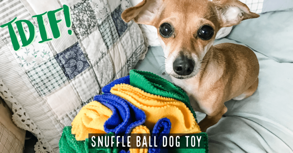 DIY Snuffle Ball Dog Toy FREE Sewing Tutorial