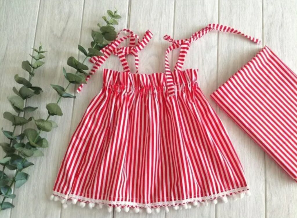 15 Minute Baby Dress FREE Sewing Pattern and Tutorial