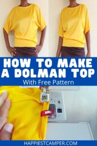Dolman Top With FREE Sewing Pattern