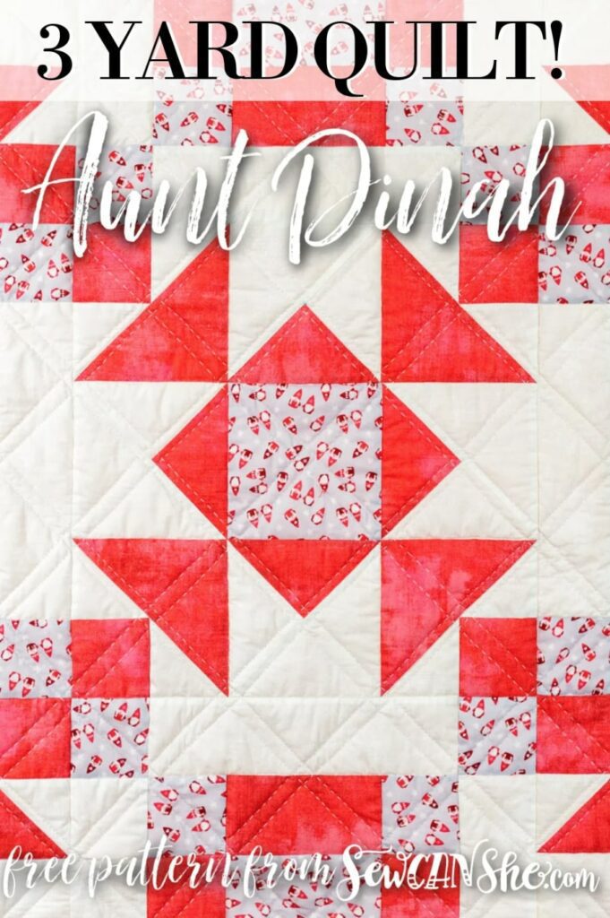 Aunt Dinah Quilt FREE Sewing Pattern