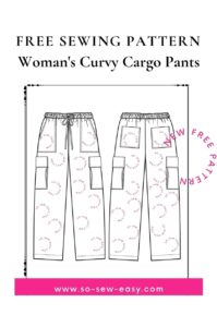 Curvy Cargo Pants FREE Sewing Pattern
