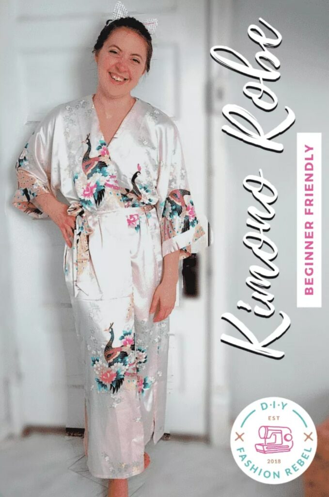 DIY Kimono Robe For Beginners FREE Sewing Tutorial