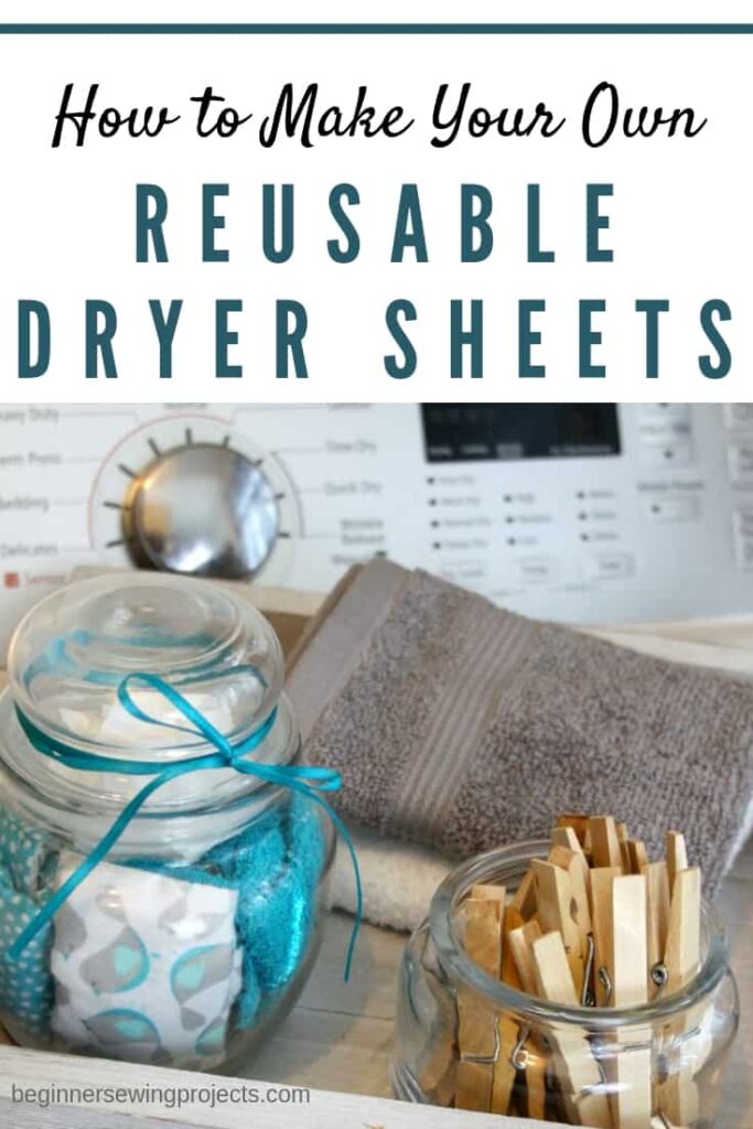 Reusable Dryer Sheets FREE Sewing Tutorial