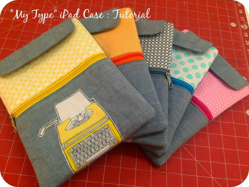 DIY iPad Case Pouch FREE Sewing Tutorial