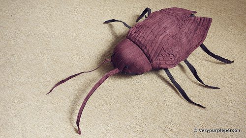 Fabric Cockroach Plush Free Sewing Pattern