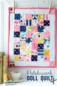 Patchwork Doll Quilt FREE Tutorial