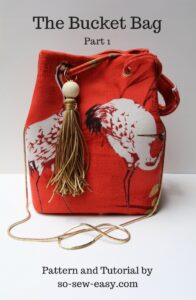 Bucket Bag Purse FREE Sewing Pattern