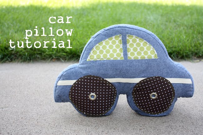 Car Pillow FREE Sewing Pattern
