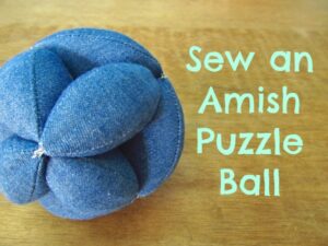 Amish Puzzle Ball FREE Sewing Tutorial