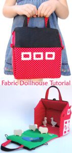 Fabric Dollhouse Bag FREE Sewing Tutorial
